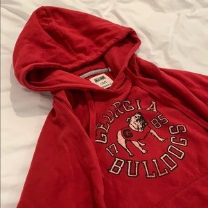 red georgia football sweatshirt- large